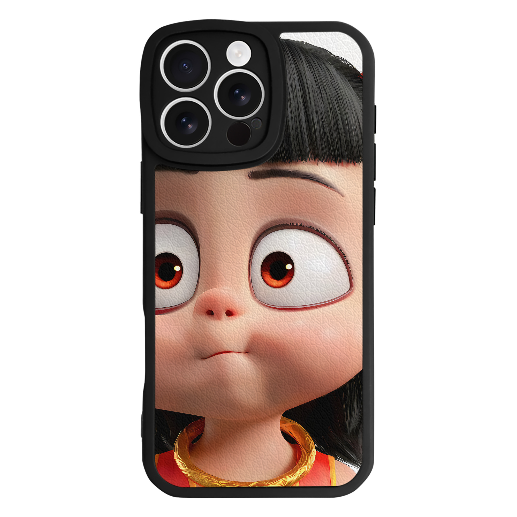 （画像用） Ne Zha 2 ナタ 魔童の大暴れ 【iPhone 16シリーズ対応】シリコンスマホケース（レザー調） 材質：シリコン